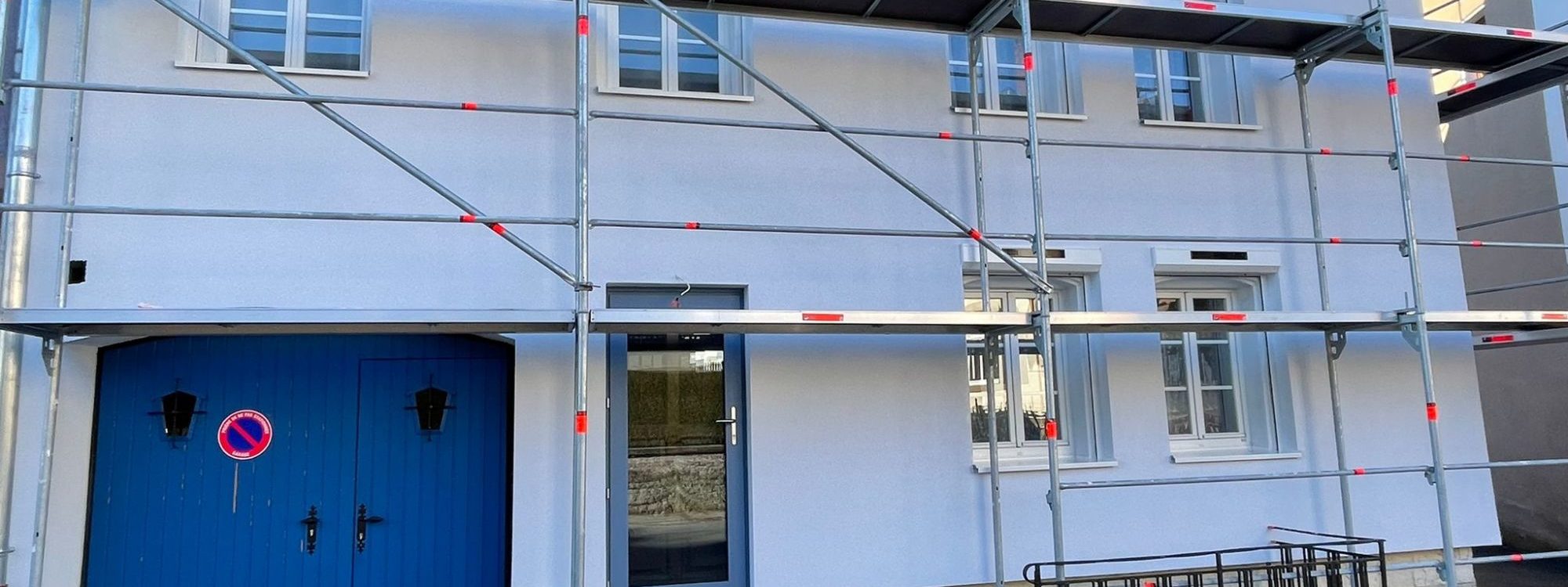 Chantier d&#8217;isolation extérieure à Walscheid situé dans le département de la Moselle (57) Brumath