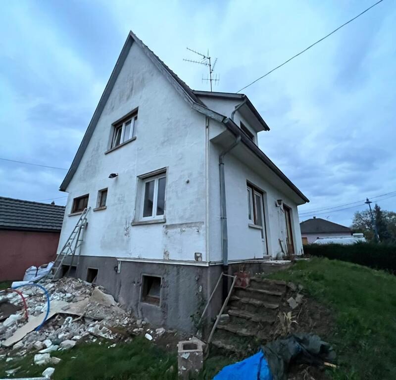 Chantier d&#8217;isolation extérieure à Eschau et ravalement de façade Schiltigheim 0
