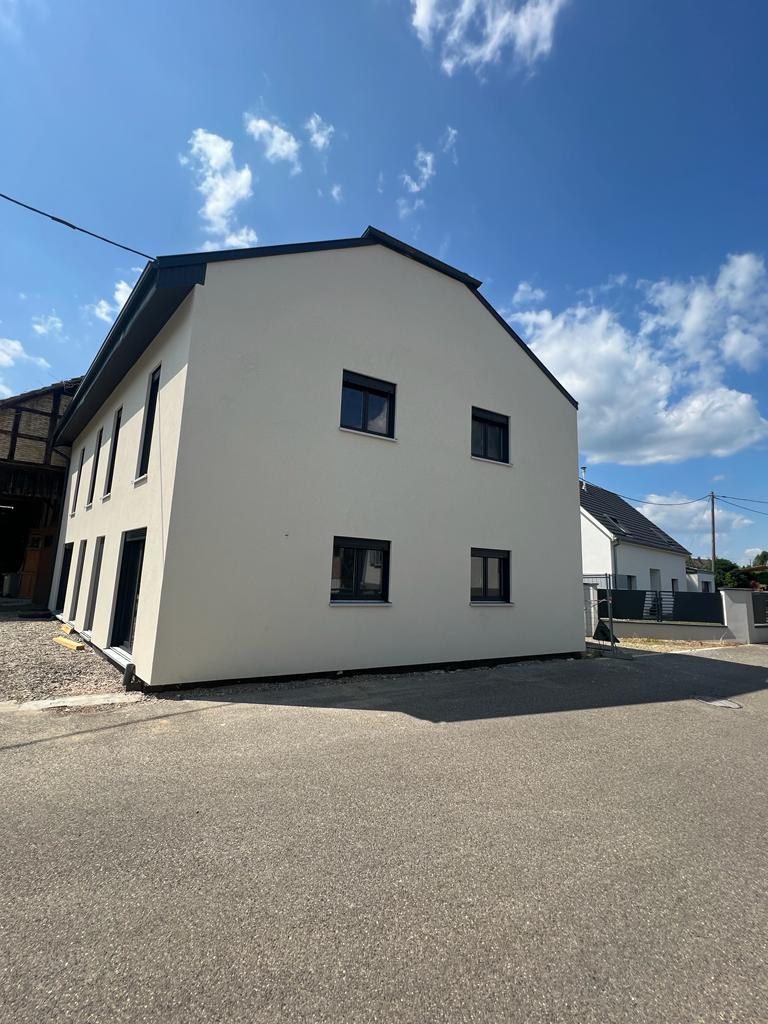 Isolation d&#8217;une maison à ossature bois et ravalement de façade à Schoneau Illkirch-Graffenstaden