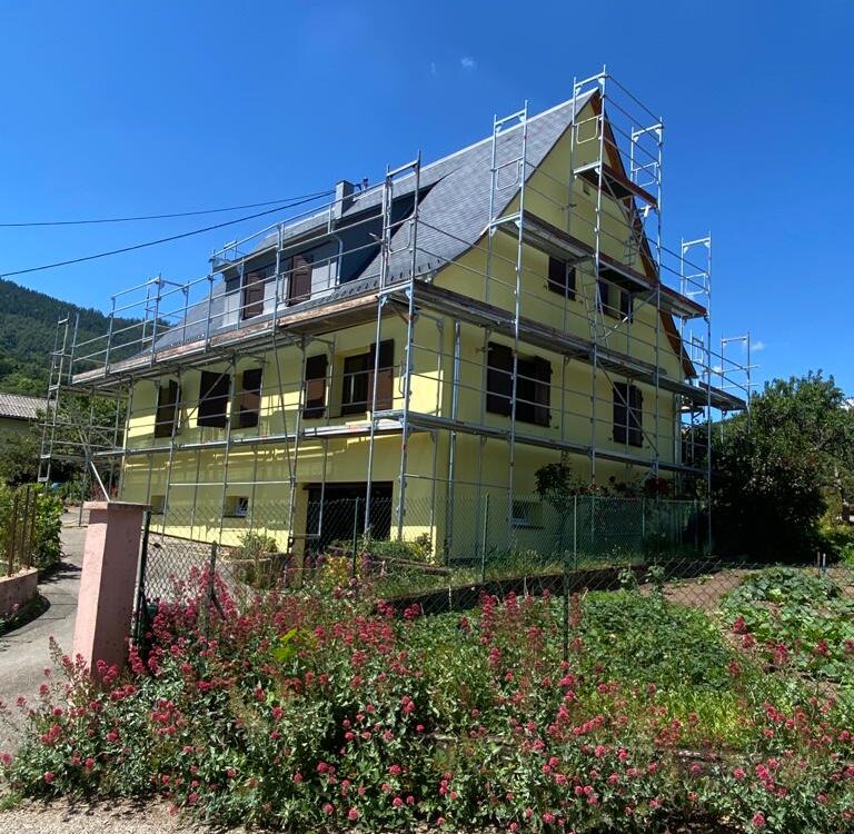 Isolation et ravalement de façade à Thannenkirch Obernai